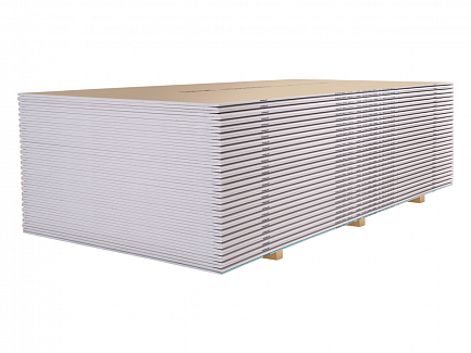 Гипсокартонный КНАУФ-лист стандартный 2500x1200x12,5мм